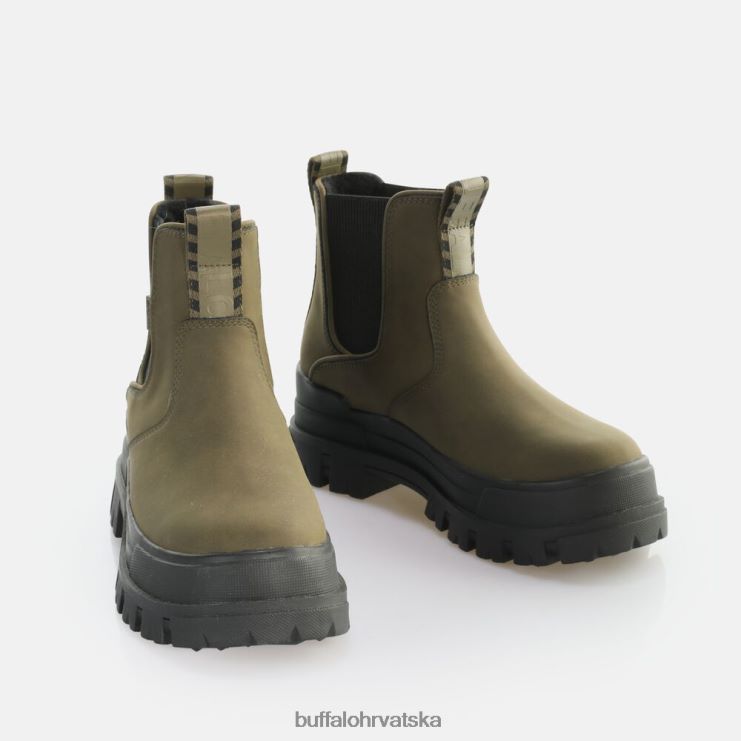 kaki Buffalo aspha chelsea topla čizma veganska |čizme TDD6T611